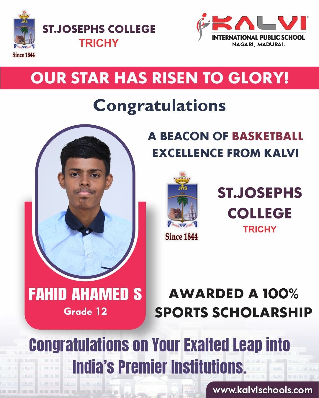 A Beacon of basketball excellence from Kalvi
