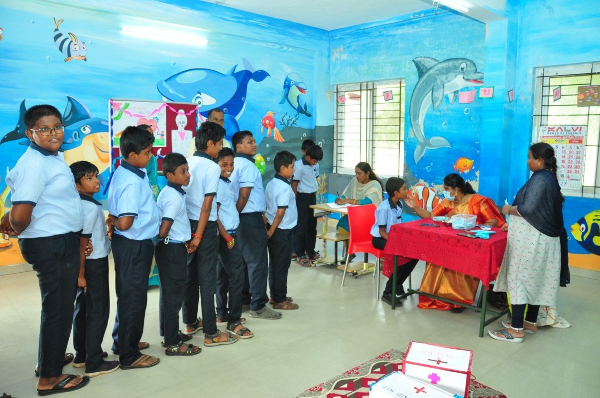 Doctor's Day Celebration - Kalvi International Public School, Oddanchatram, Dindigul