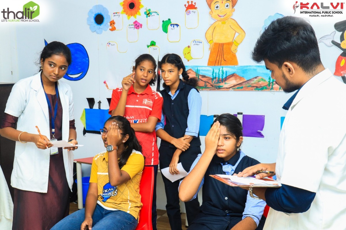 Health and Wellness Club initiative, an Eye Camp - KIPS, Nagari