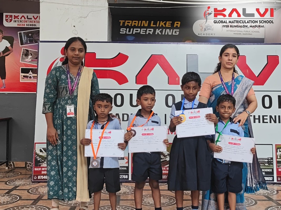 Kalvi School celebrated *Kamarajar Day* -  Kalvi Global Matriculation School, Madurai