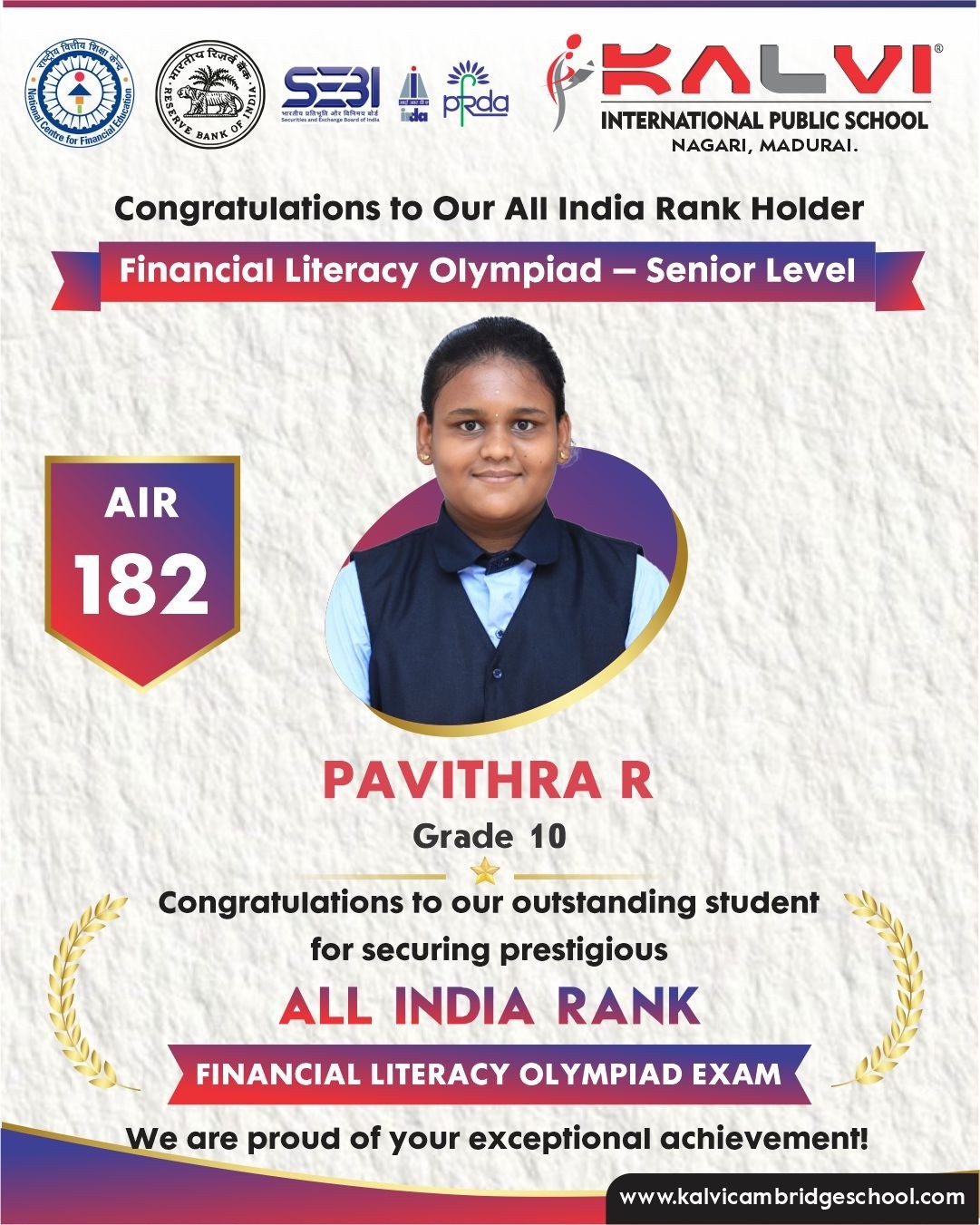 Financial Literacy Olympiad - Senior Level